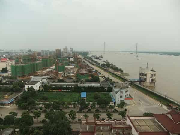 View from Zhenfeng Pagoda in Anqing