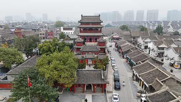 保定大慈阁与保定老城