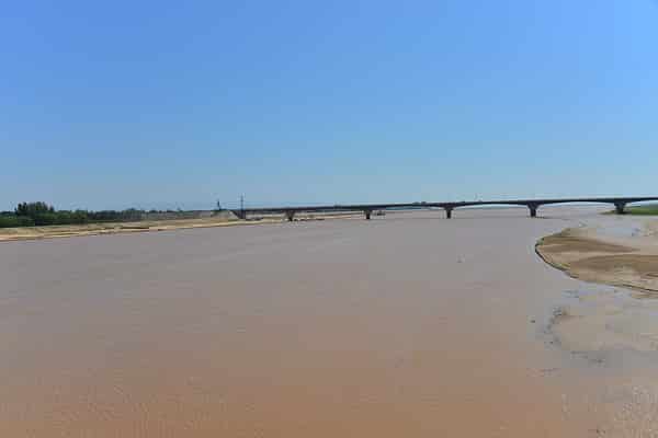 Yellow River at Baotou in Baotou