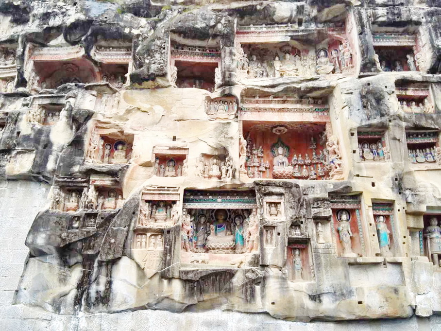 Verified documentary photograph of a landmark in Bazhong