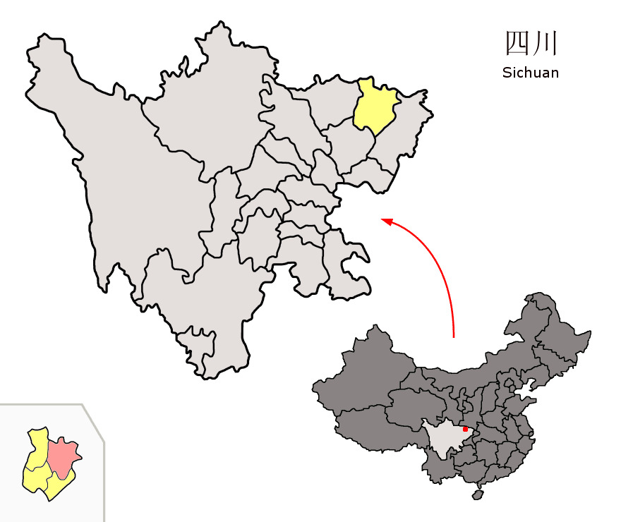Locator map for Tongjiang County