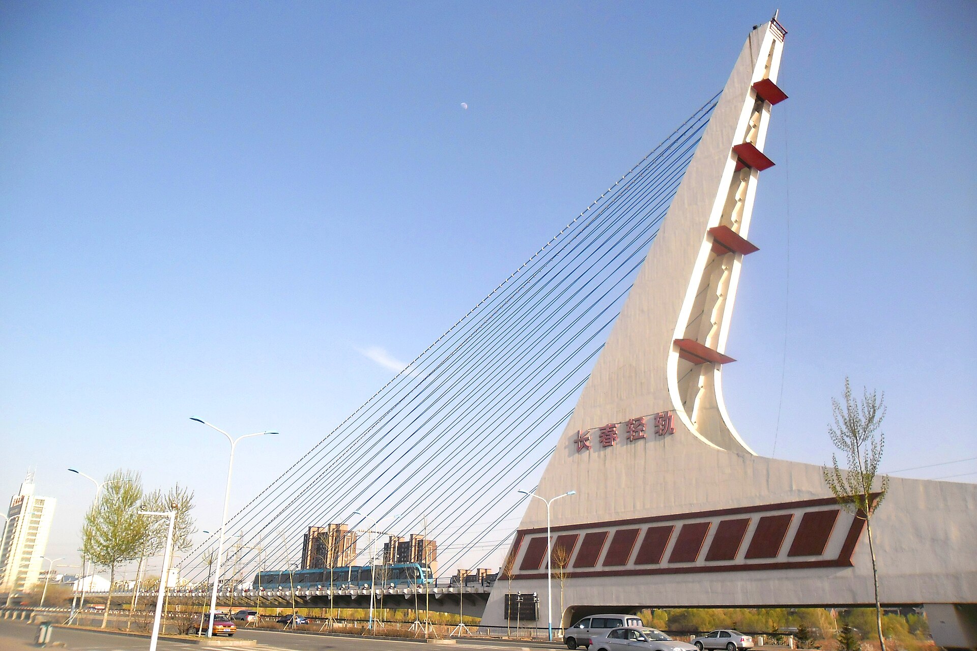 Changchun Rail Transit Line 3 crossing the Yitong River