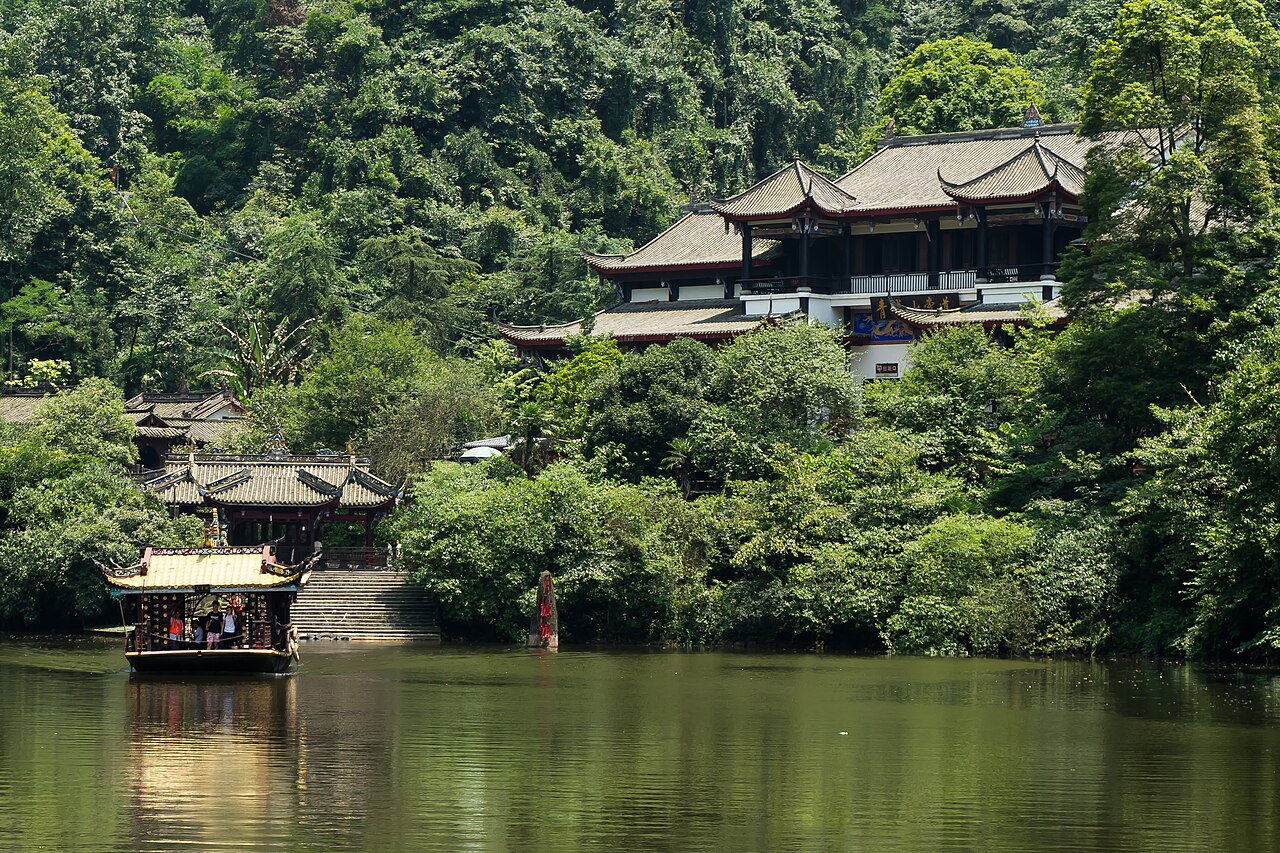 Yuecheng Lake at Mount Qingcheng