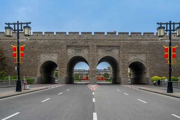 Datong city wall in Datong