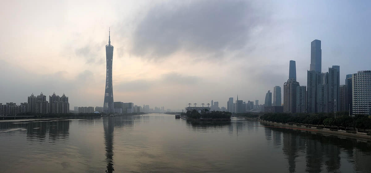 Verified documentary photograph of a landmark in Guangzhou