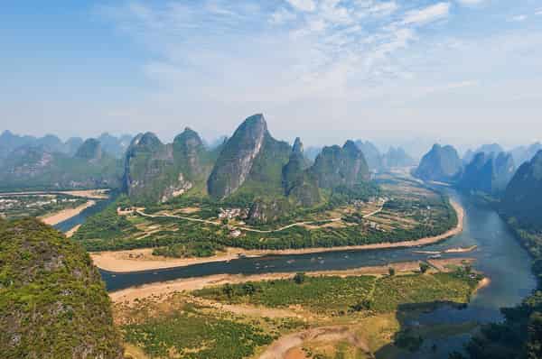 Li River landscape in Guilin