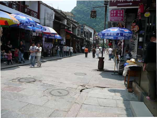 Yangshuo West Street in Guilin