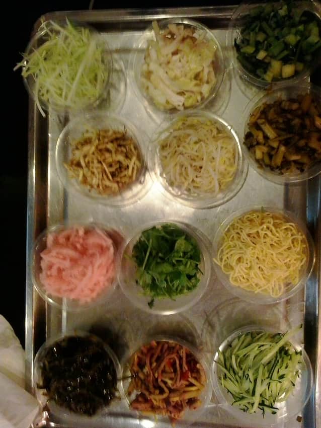 One siwawa serving photographed in Guiyang
