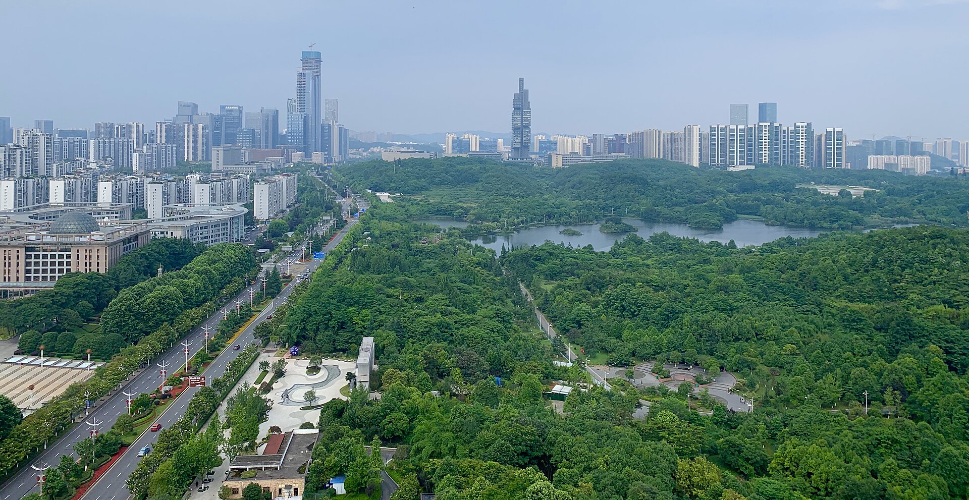 Guiyang skyline in Guanshanhu