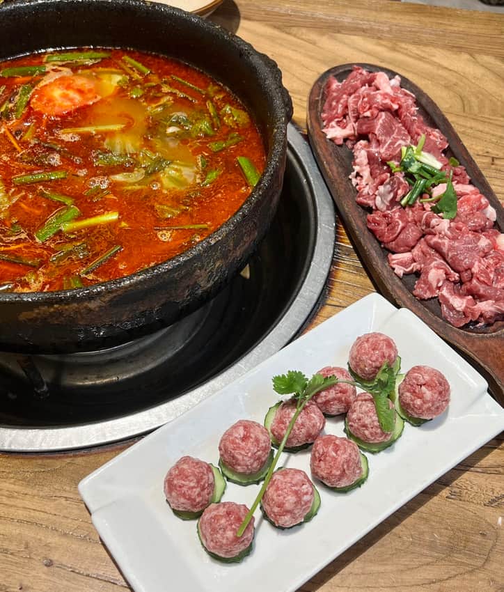One Guizhou-style sour-soup beef serving