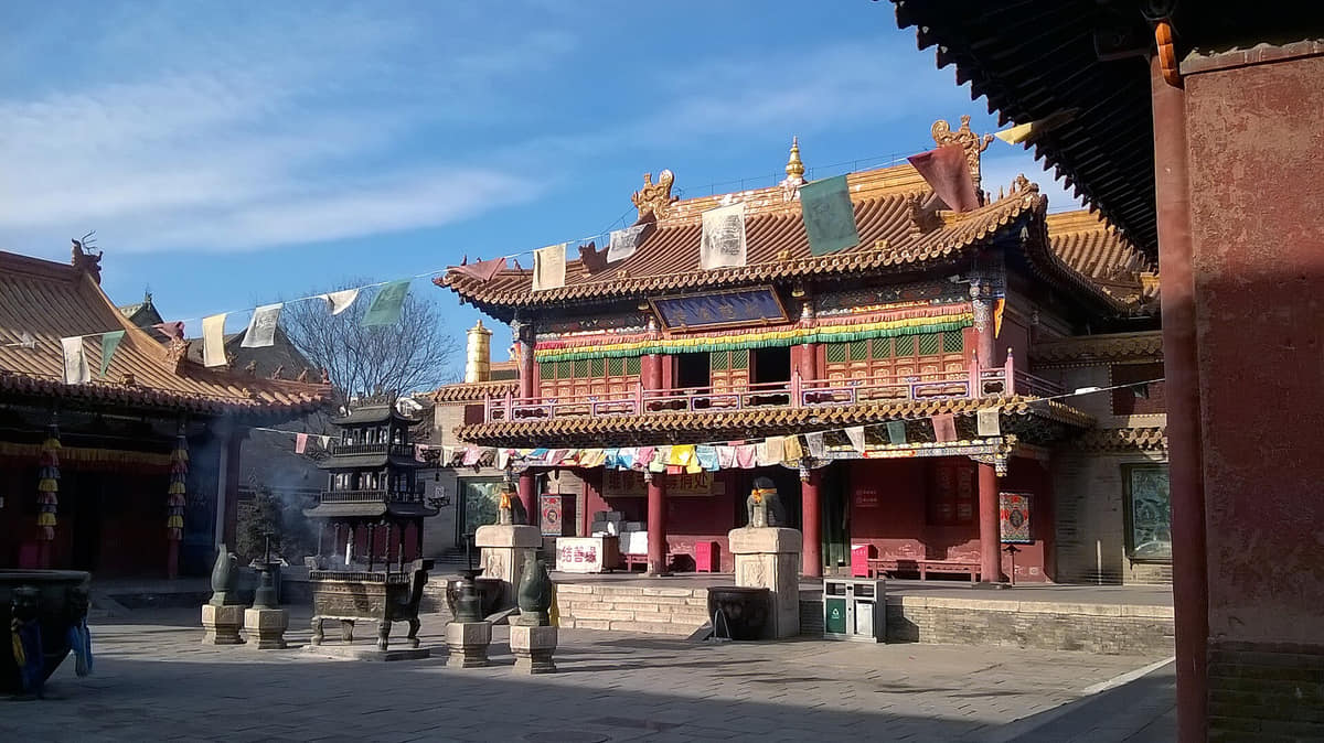 Verified documentary photograph of a landmark in Hohhot