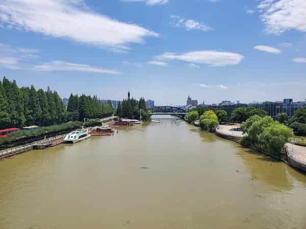 Taihu lougang waterways in Huzhou
