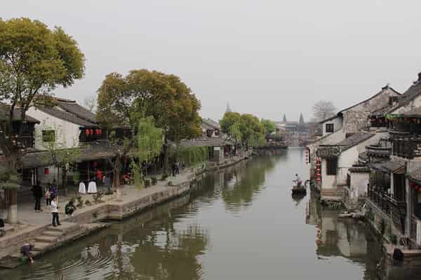 Jiaxing canal neighborhoods in Jiaxing