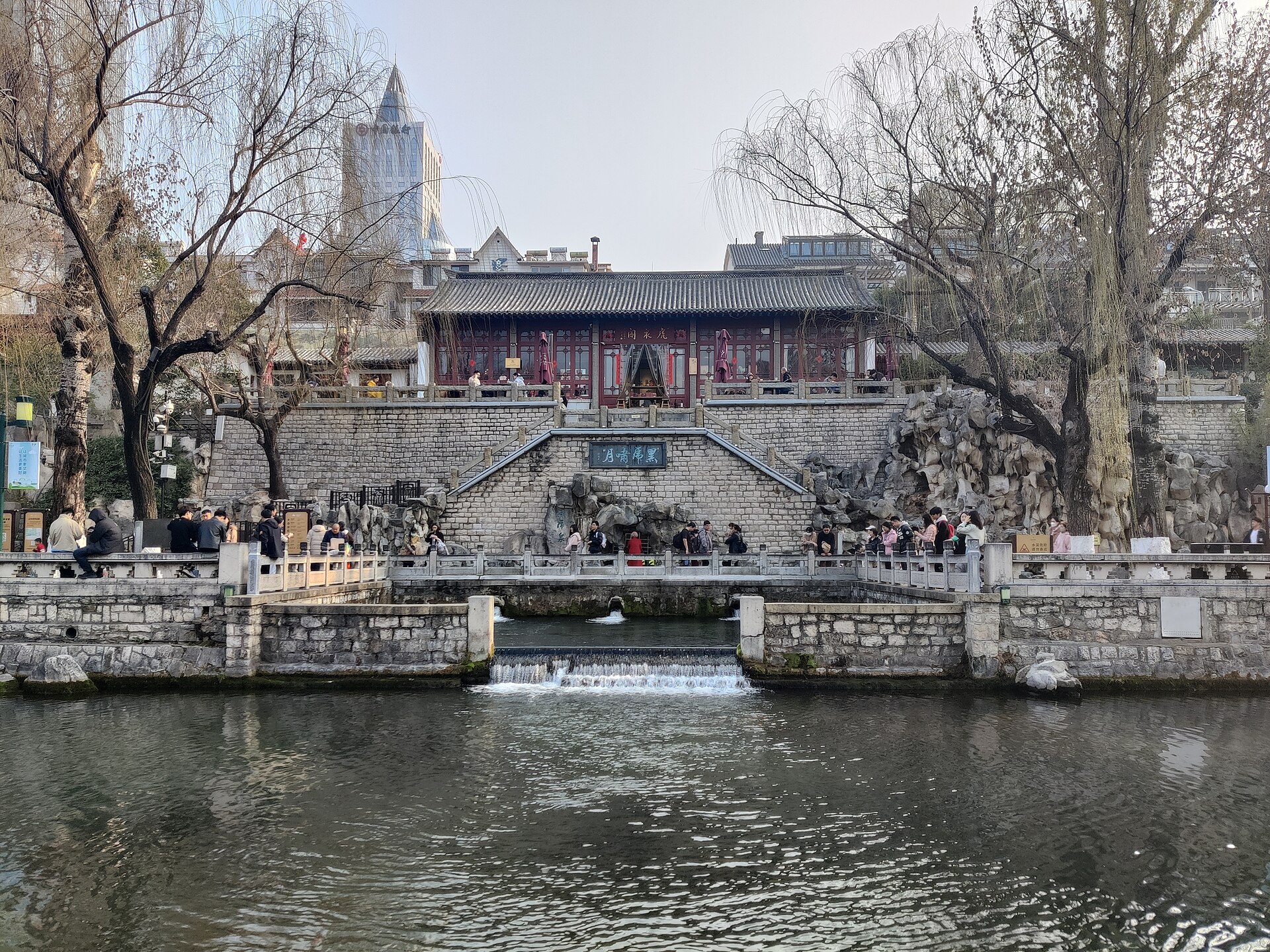 Black Tiger Spring structure and public waterside in 2025