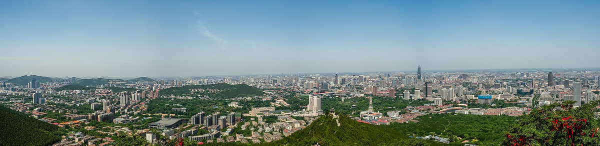 Verified documentary photograph of a landmark in Jinan