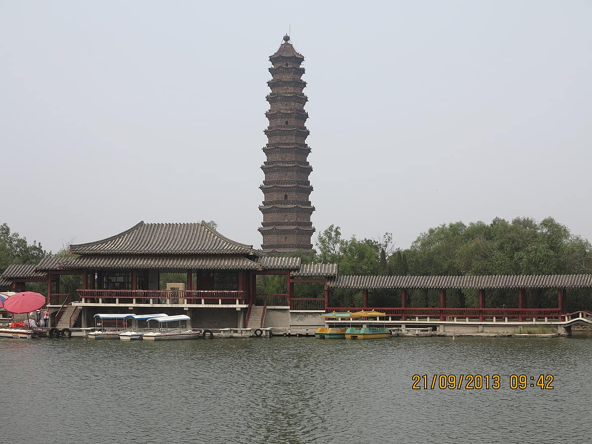 Verified documentary photograph of a landmark in Kaifeng