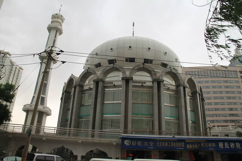 A Lanzhou mosque in the Lanzhou city profile