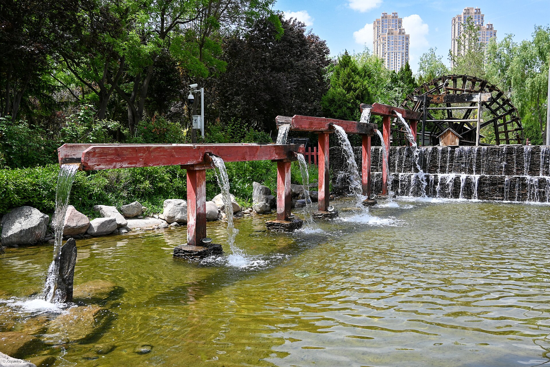 Waterwheel Expo Park in Lanzhou