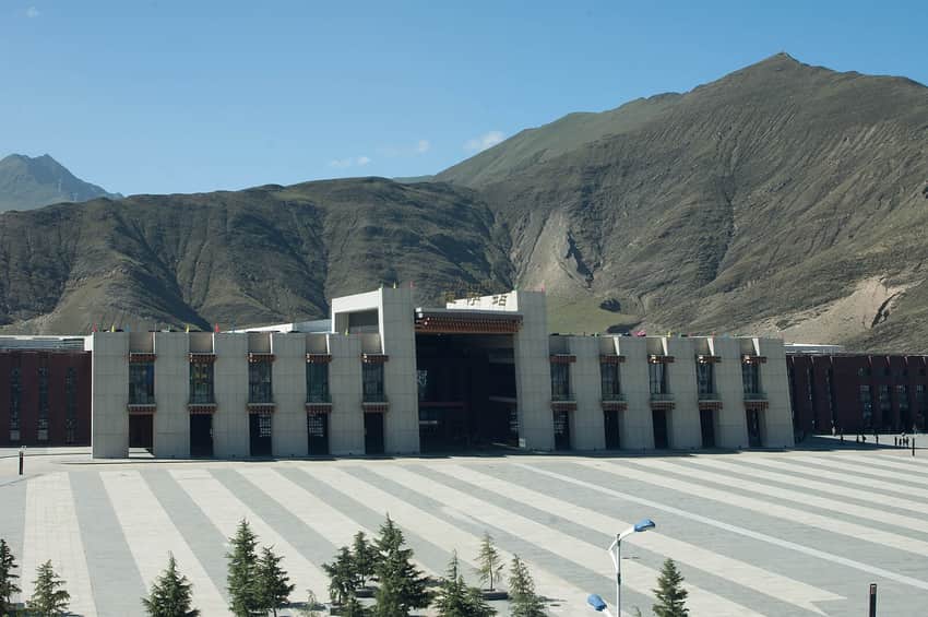 Lhasa Railway Station in the Lhasa city profile