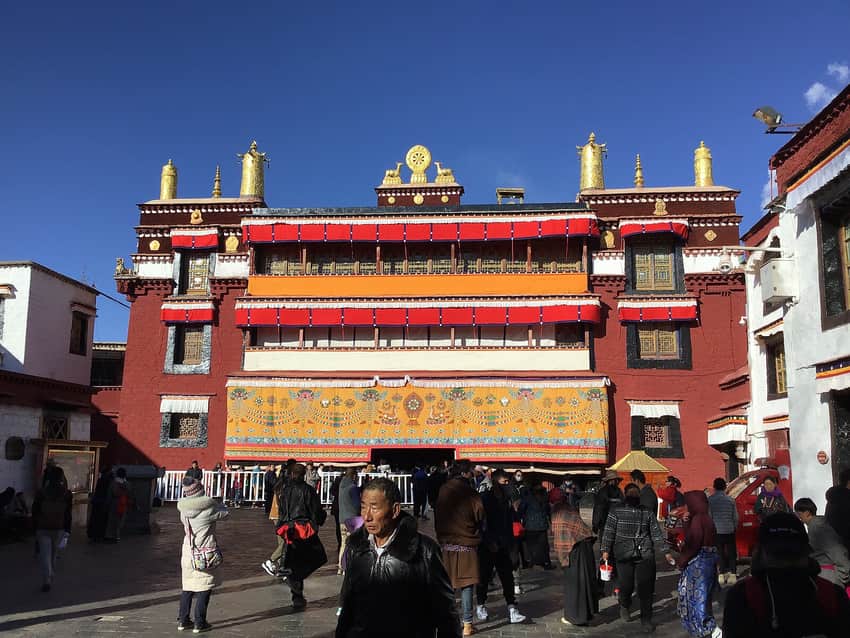 Ramoche Temple in the Lhasa city profile