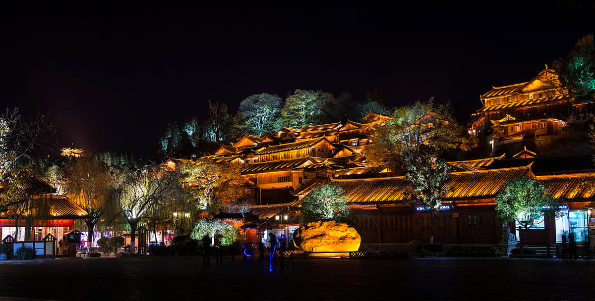 Verified documentary photograph of a landmark in Lijiang