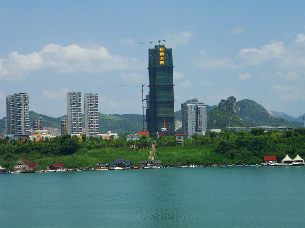 Verified documentary photograph of a landmark in Liuzhou