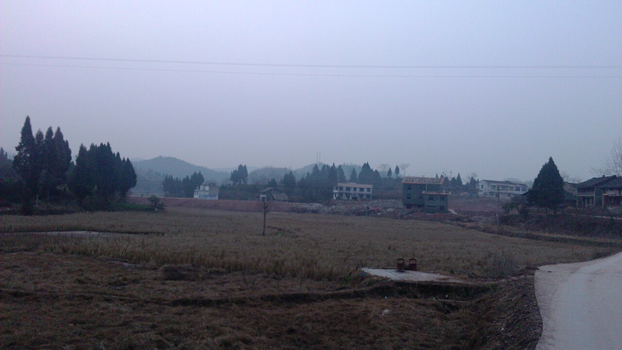 Rural landscape in Xichong County