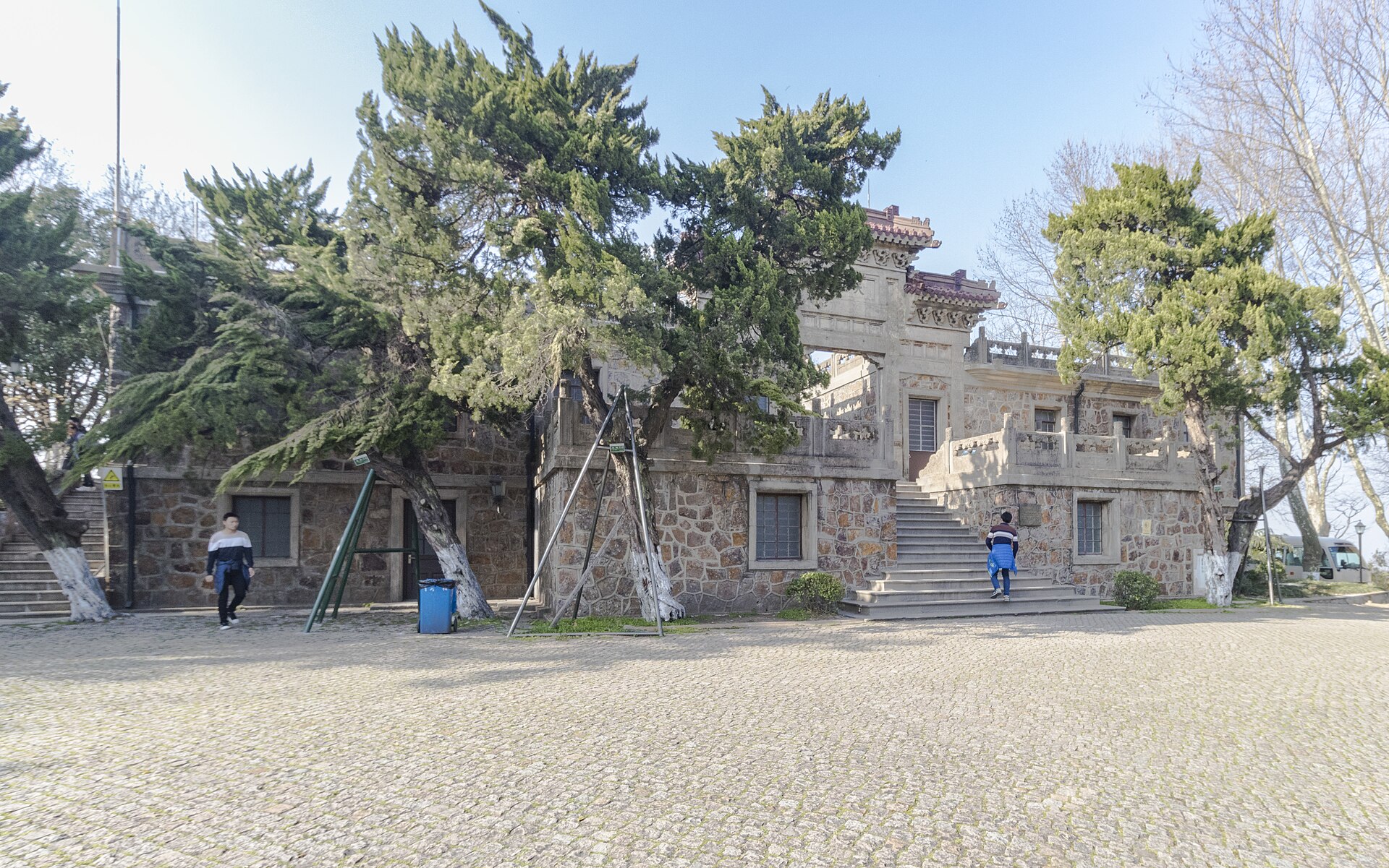 Stone buildings of Purple Mountain Observatory in 2018