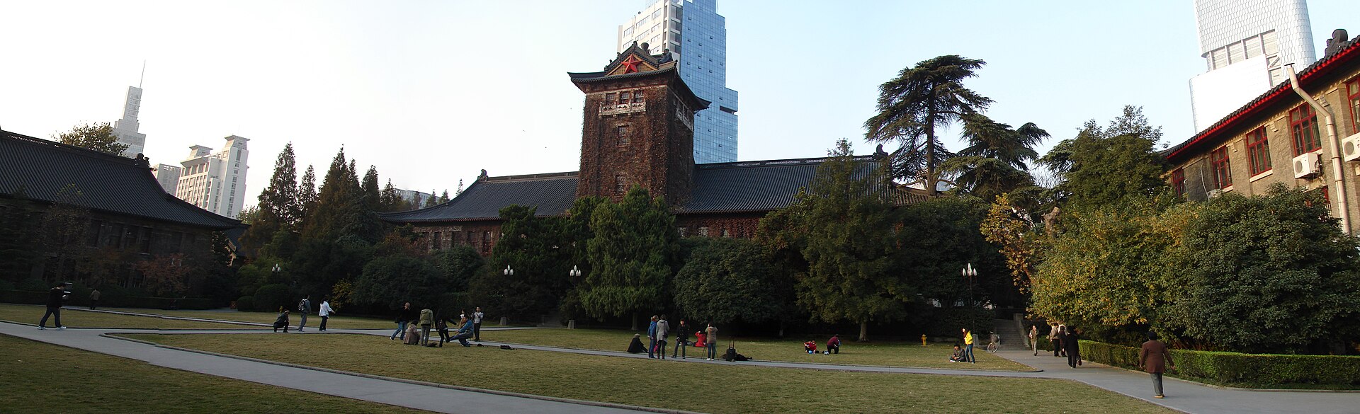 2010 panorama of Nanjing University Gulou Campus