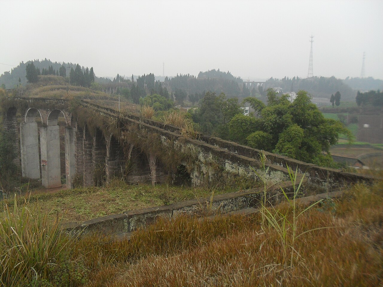 Reinforced irrigation channel in Dongxing District