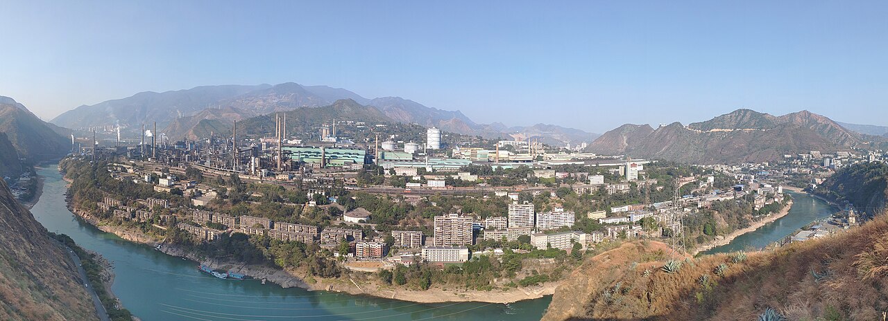 Main plant area of Pangang in Panzhihua