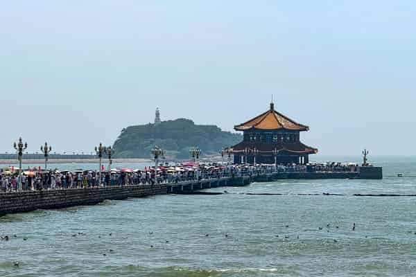 Zhanqiao Pier in Qingdao