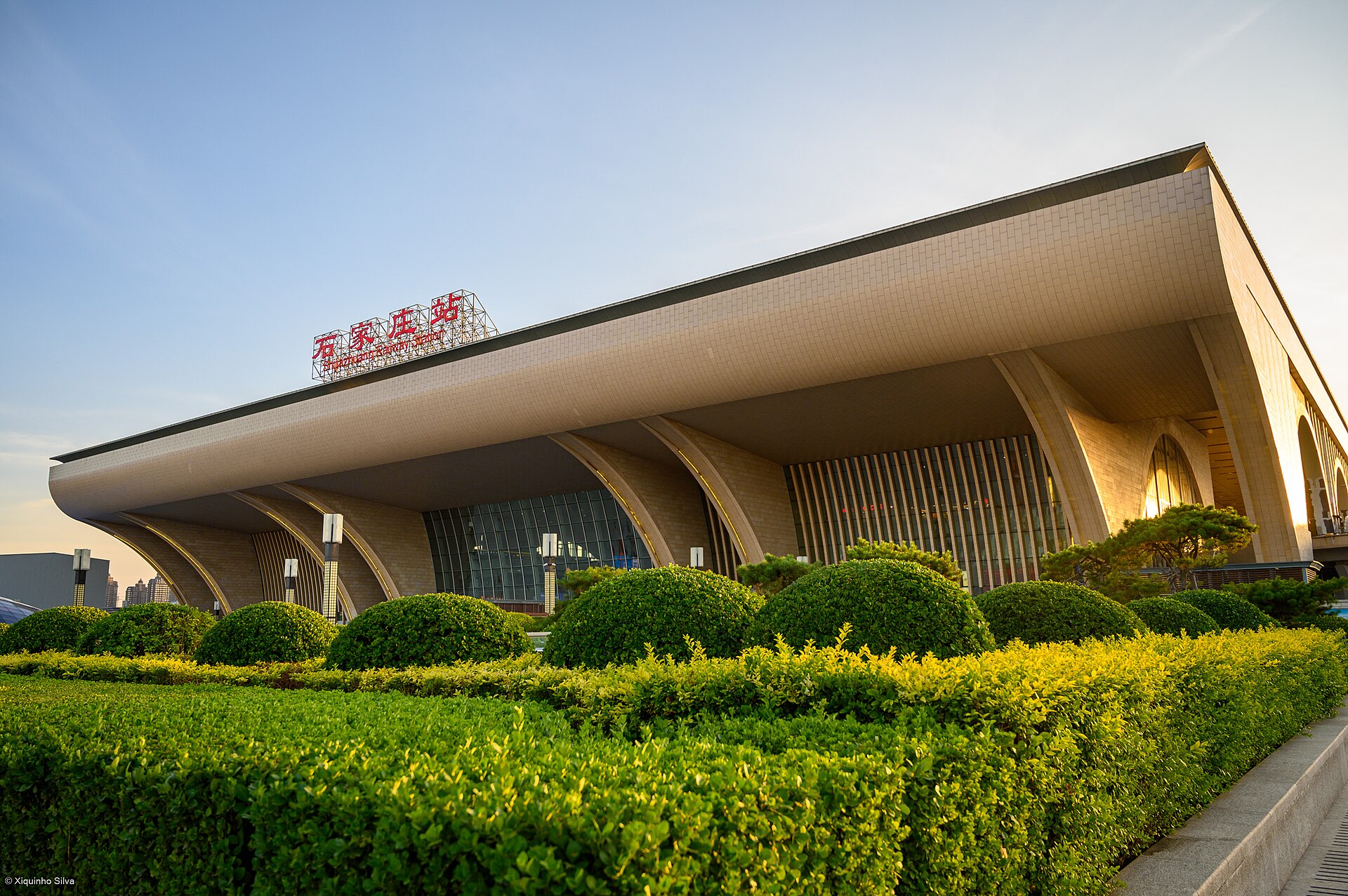 Verified documentary photograph of a landmark in Shijiazhuang