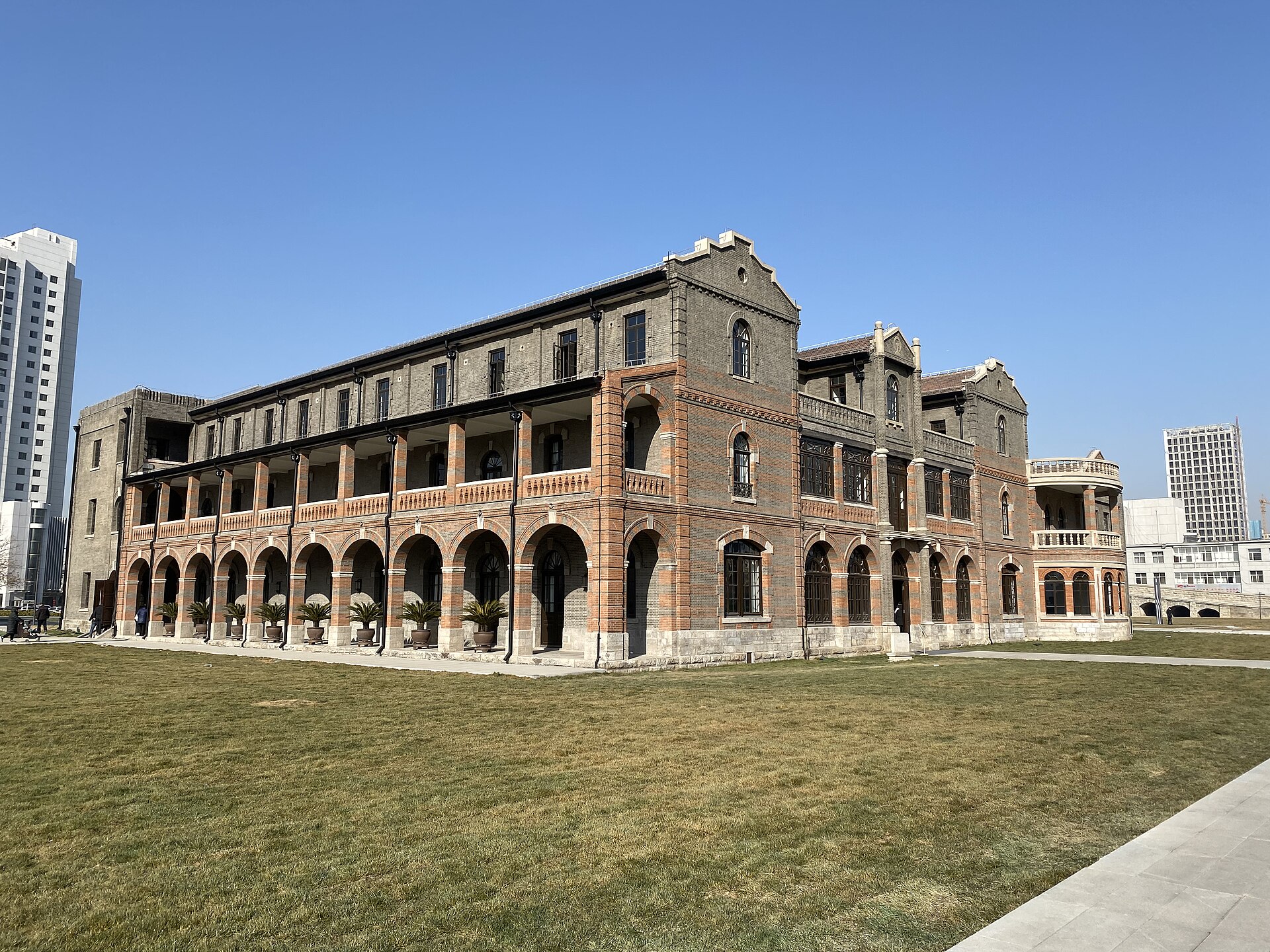 Restored red-brick exterior of the former Zhengtai Hotel