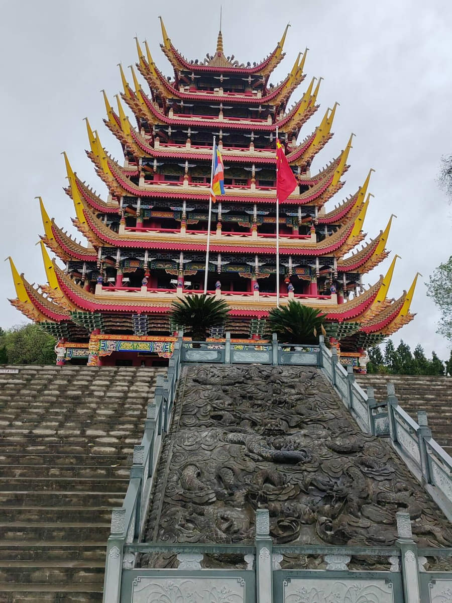 Verified documentary photograph of a landmark in Suining