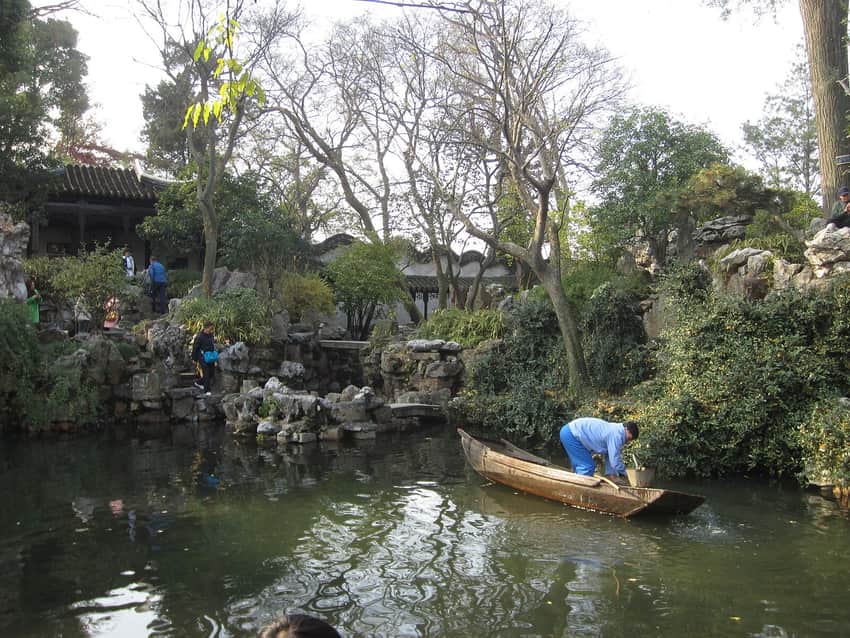 Rock, planting and architecture in the Lingering Garden
