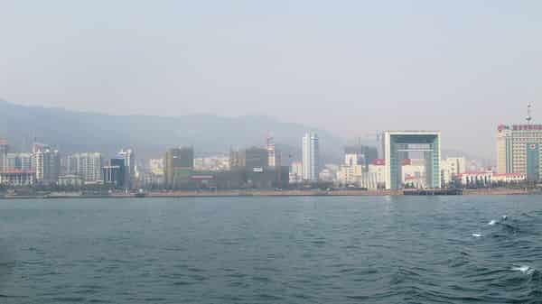 Happiness Gate waterfront in Weihai