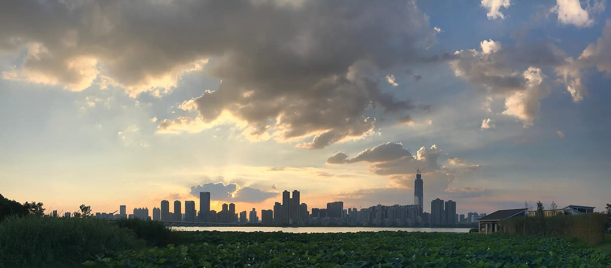 Verified documentary photograph of a landmark in Wuhan