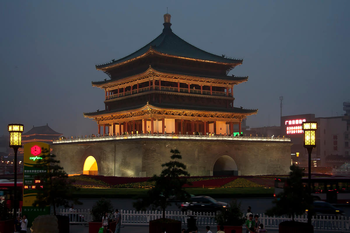Verified documentary photograph of a landmark in Xi’an