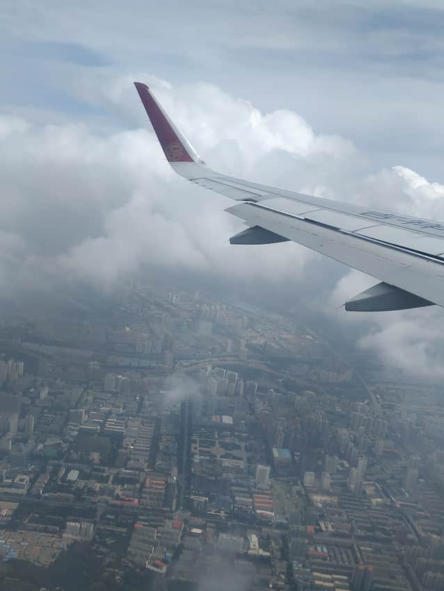 Aerial Xining I in the Xining city profile