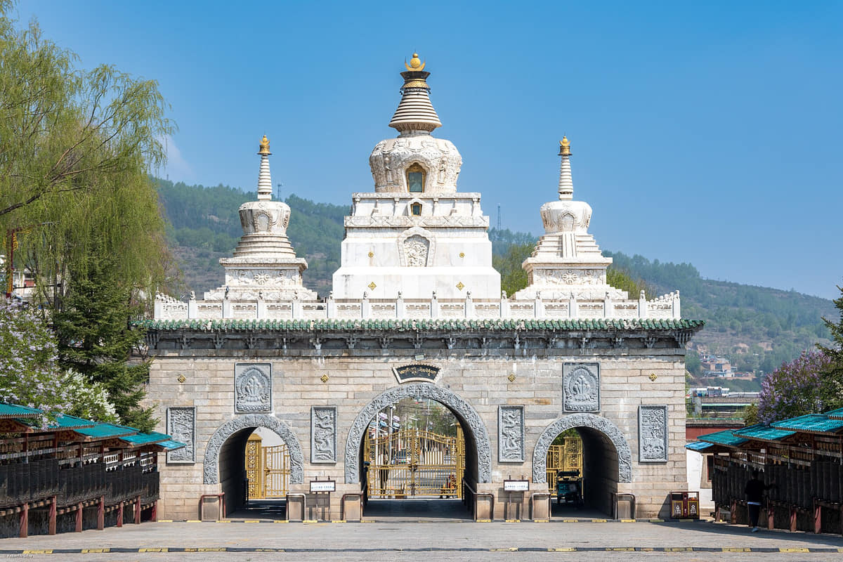 Verified documentary photograph of a landmark in Xining