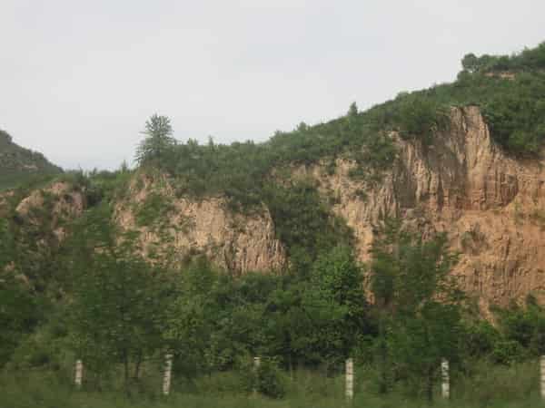 Loess plateau villages in Yan'an