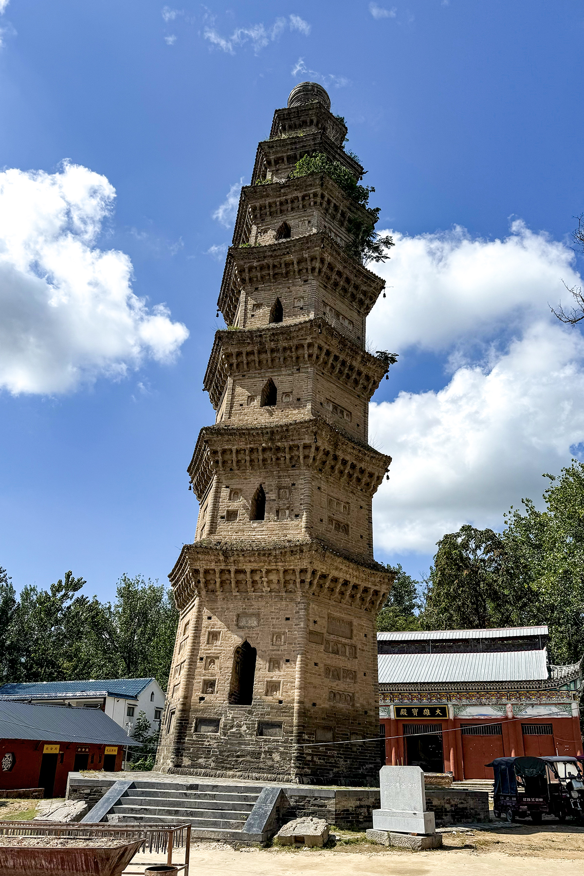 Pagoda of Shousheng Temple in Gaoxian County