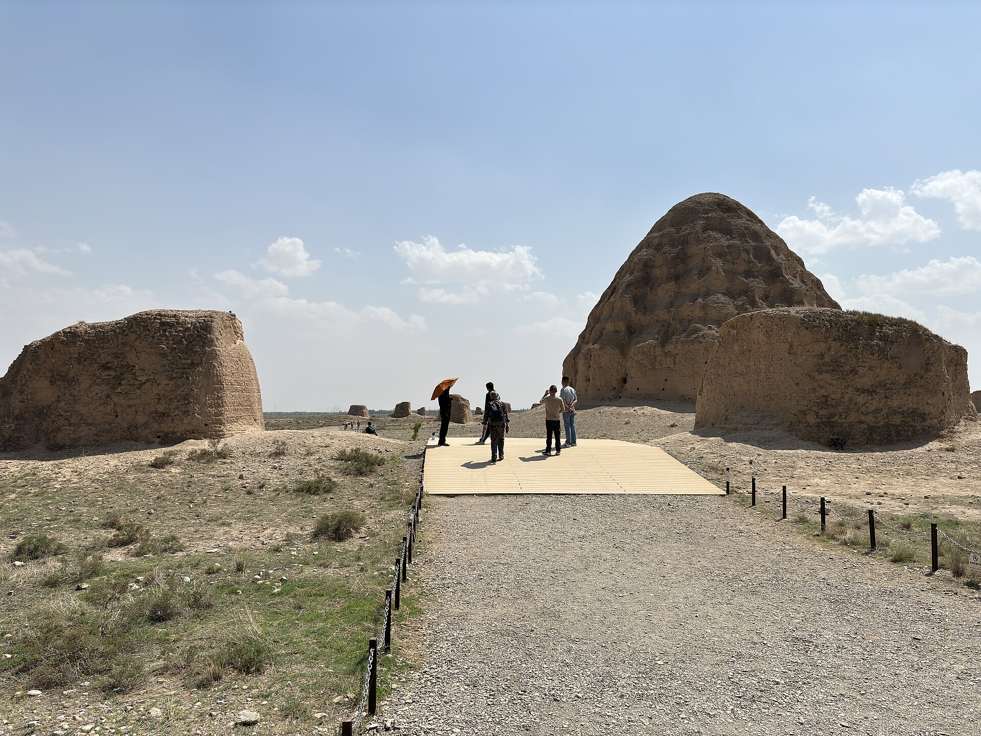 Verified documentary photograph of a landmark in Yinchuan