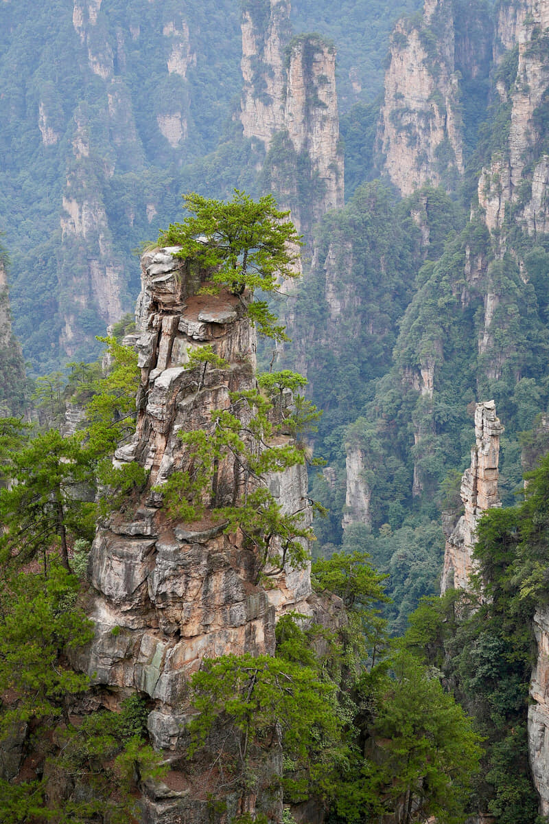 Documentary view of Zhangjiajie