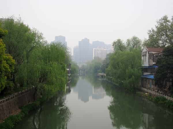 Grand Canal in Zhenjiang in Zhenjiang