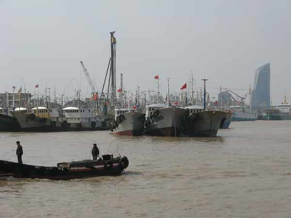 Shenjiamen fishing harbor in Zhoushan