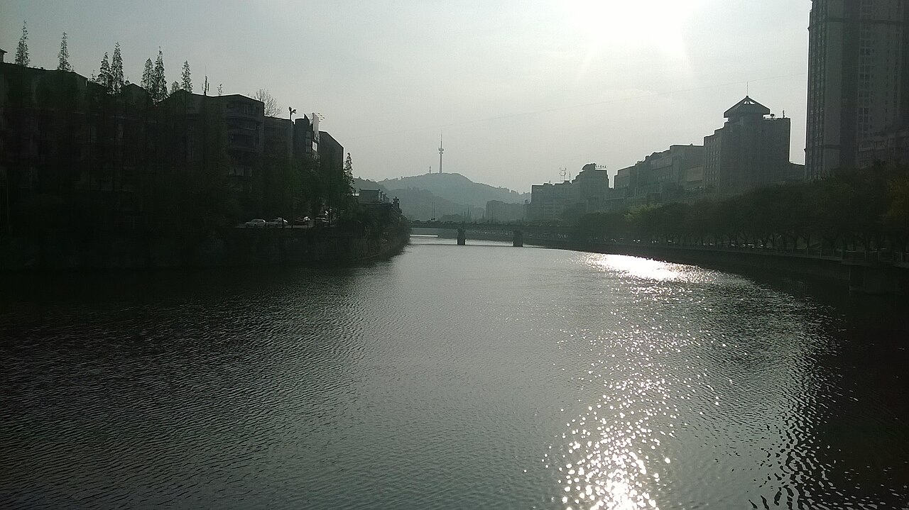 Fuxi River landscape in Zigong